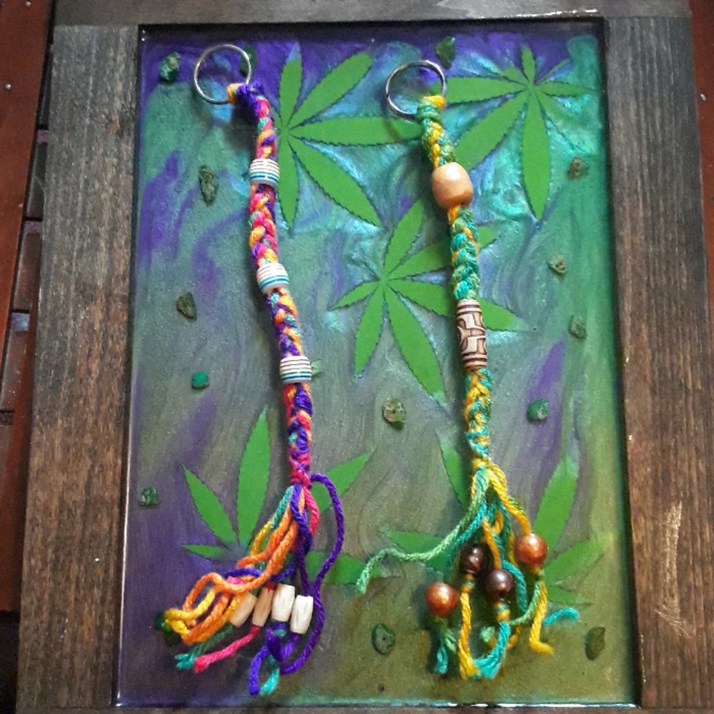 Festival hairwrap Keychains lot